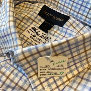 Men’s Scott Barber button down - NEW WITH TAGS